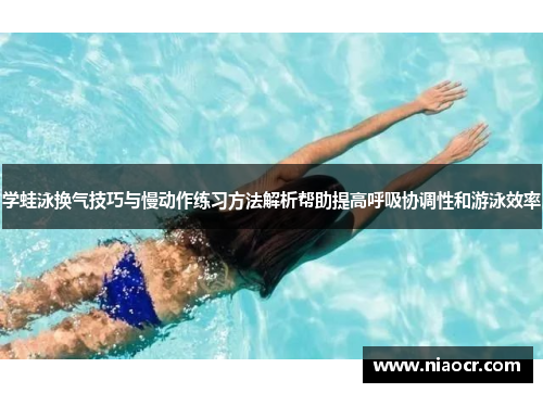 学蛙泳换气技巧与慢动作练习方法解析帮助提高呼吸协调性和游泳效率